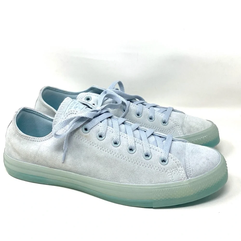 💖MEGA SALE💖Converse Chuck Taylor Shoes Men’s AS Low Polar Blue Suede 166140C - Picture 3 of 9